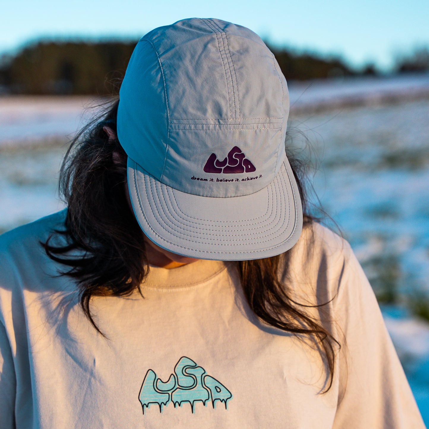 Dream it. Believe it. Achieve it. Five-Panel Cap